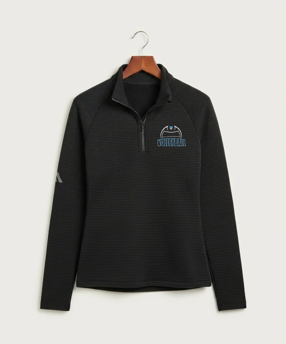 Janesville Waldorf Pemberton Volleyball (Girls) - Black Quarter Zip - Left Chest