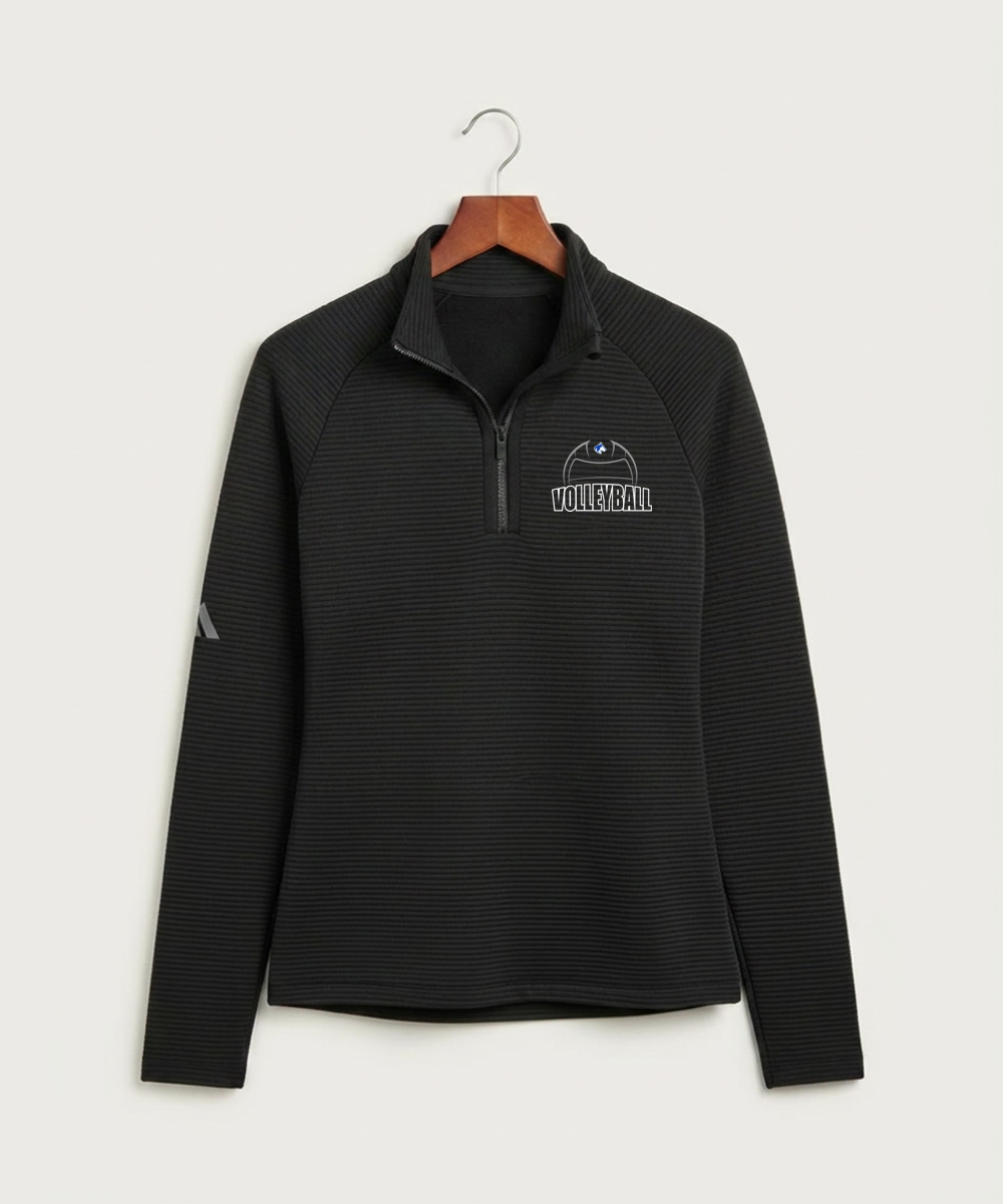 Owatonna High School Volleyball (Girls) - Black Quarter Zip - Left Chest
