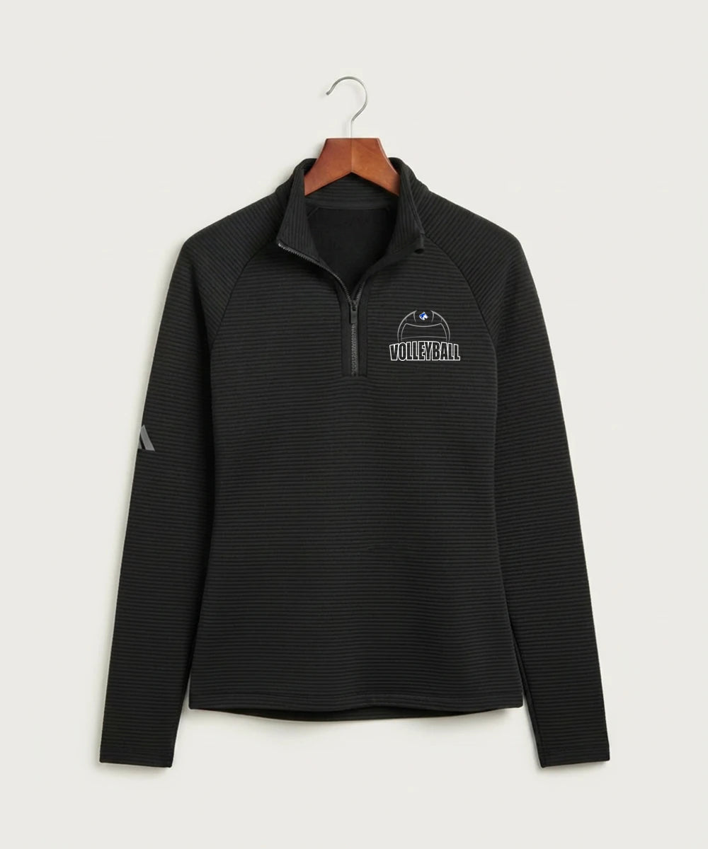 Owatonna High School Volleyball (Girls) - Black Quarter Zip - Left Chest
