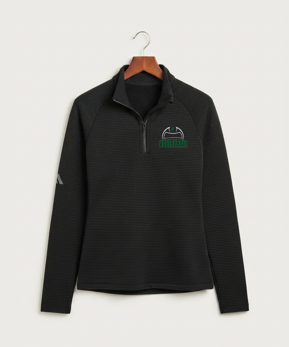 Pipestone Area High School Volleyball (Girls) - Black Quarter Zip - Left Chest