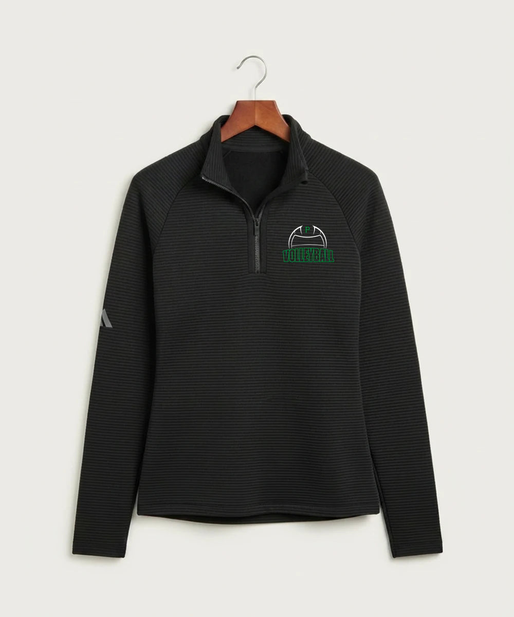 Pipestone Area High School Volleyball (Girls) - Black Quarter Zip - Left Chest