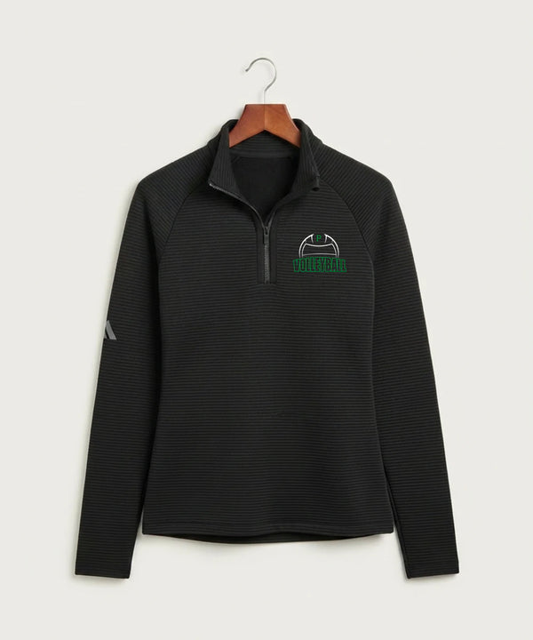 Pipestone Area High School Volleyball (Girls) - Black Quarter Zip - Left Chest