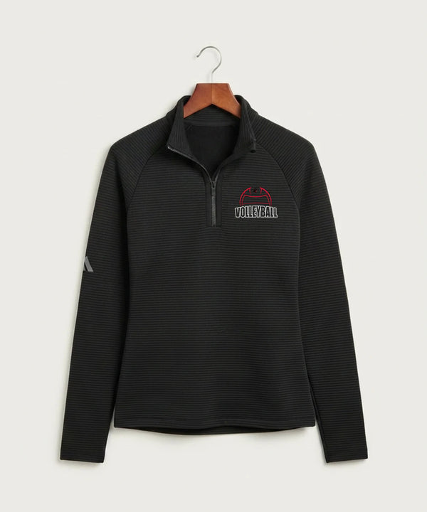Tracy-Milroy-Balaton High School Volleyball (Girls) - Black Quarter Zip - Left Chest