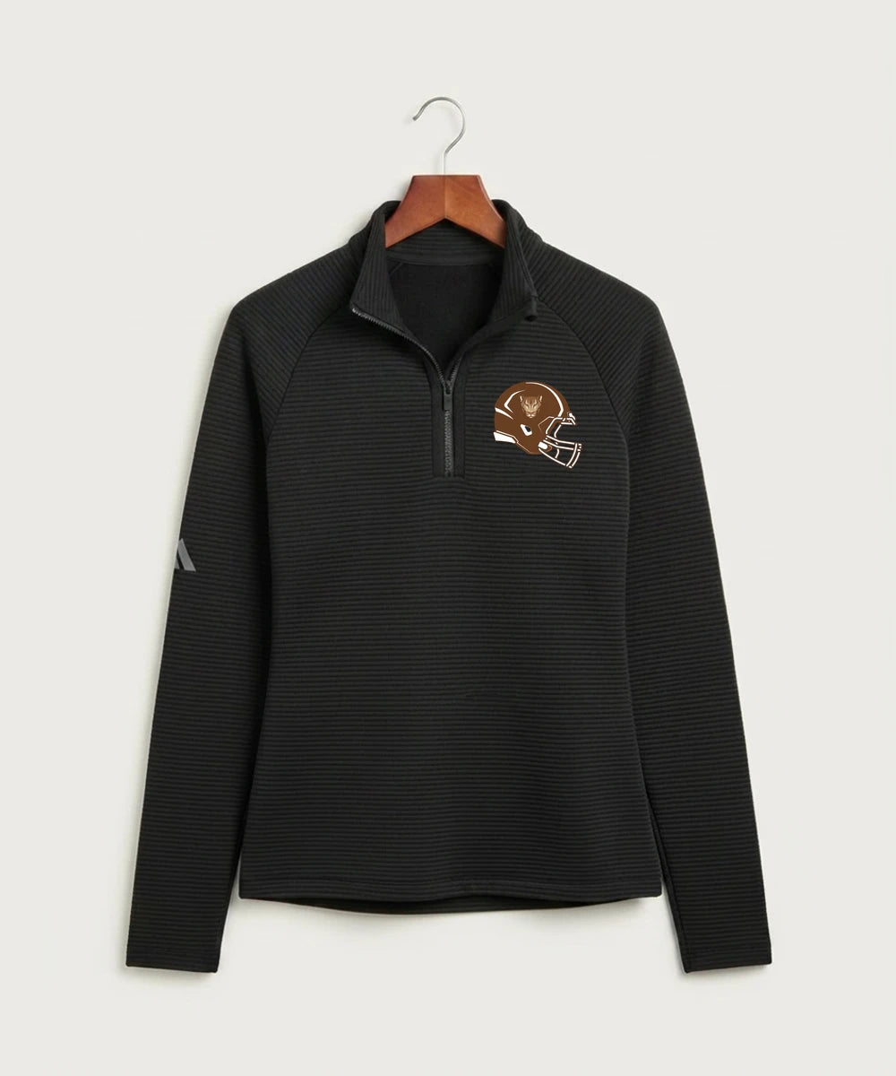 Ada Borup High School Football (Boys) - Black Quarter Zip - Left Chest