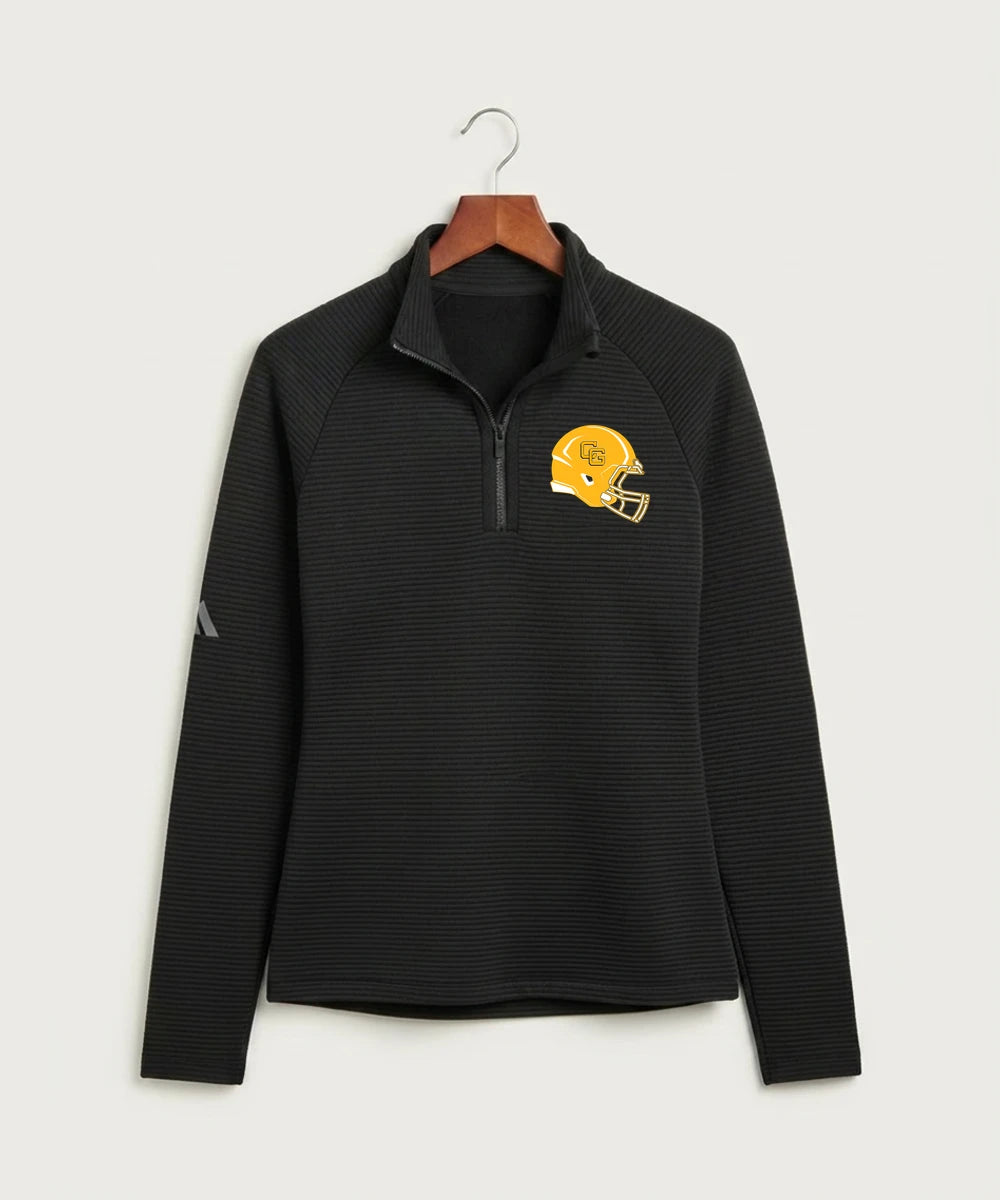 Clearbrook Gonvick High School Football (Boys) - Black Quarter Zip - Left Chest
