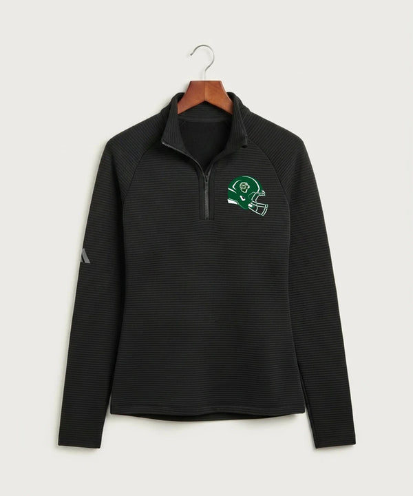 Roseau High School Football (Boys) - Black Quarter Zip - Left Chest