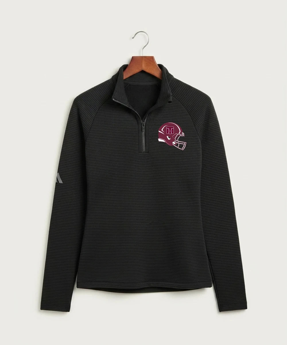 Two Harbors High School Football (Boys) - Black Quarter Zip - Left Chest