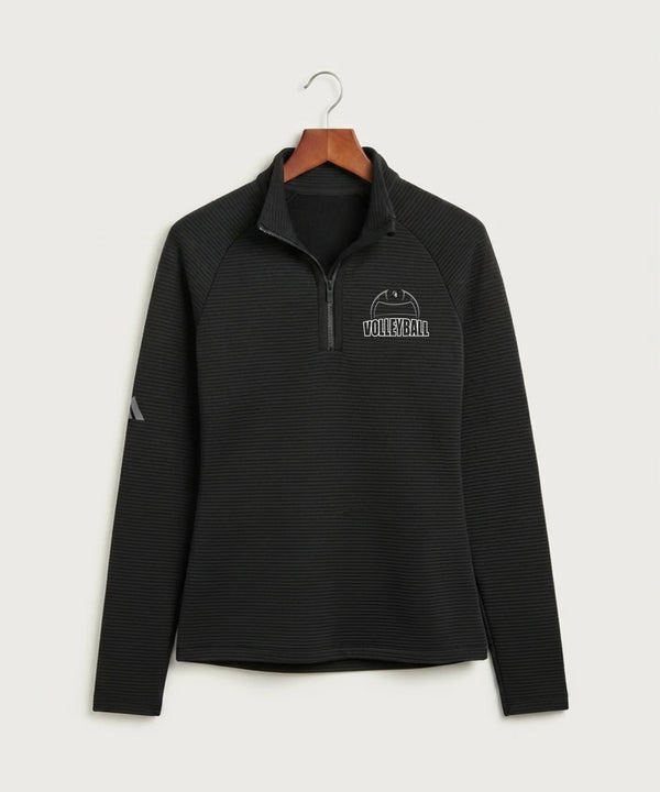 Kingsland High School Volleyball (Girls) - Black Quarter Zip - Left Chest