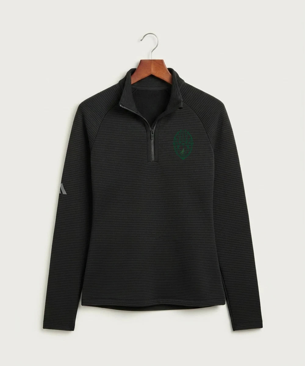 DC Everest High School Football - Black Quarter Zip - Left Chest