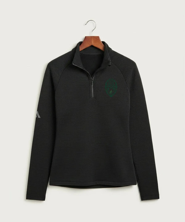 DC Everest High School Football - Black Quarter Zip - Left Chest