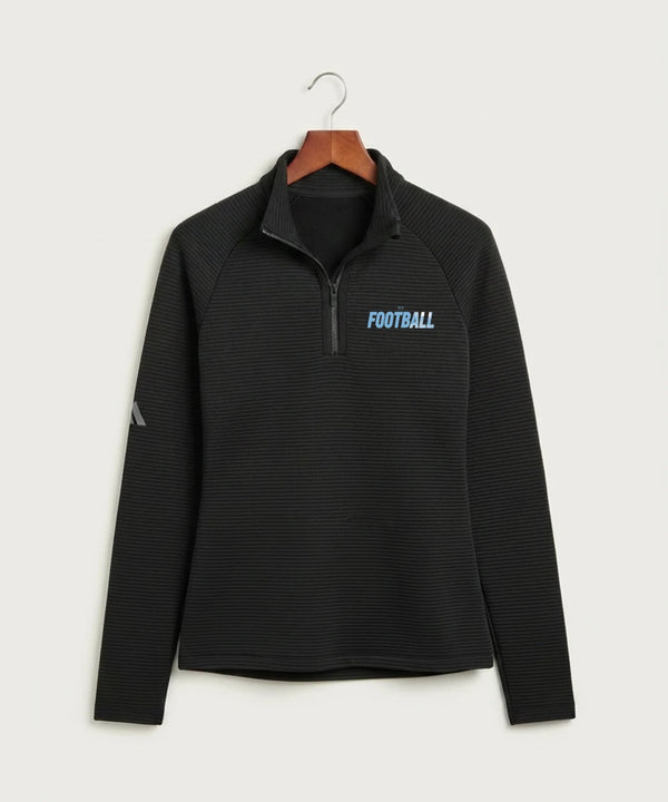 West Bend West High School Football - Black Quarter Zip - Left Chest