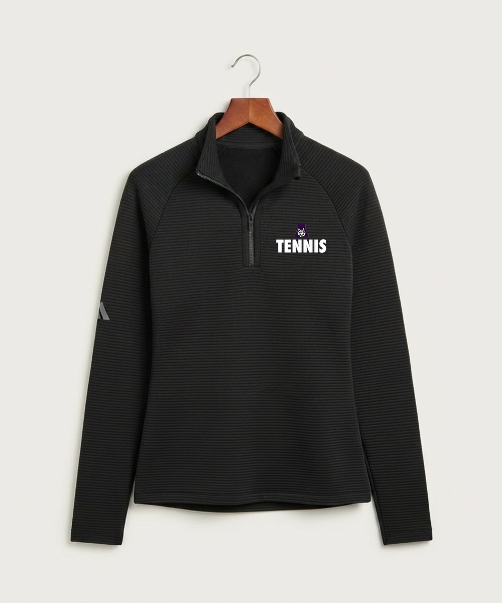 Albany High School Tennis (Boys) - Black Quarter Zip - Left Chest