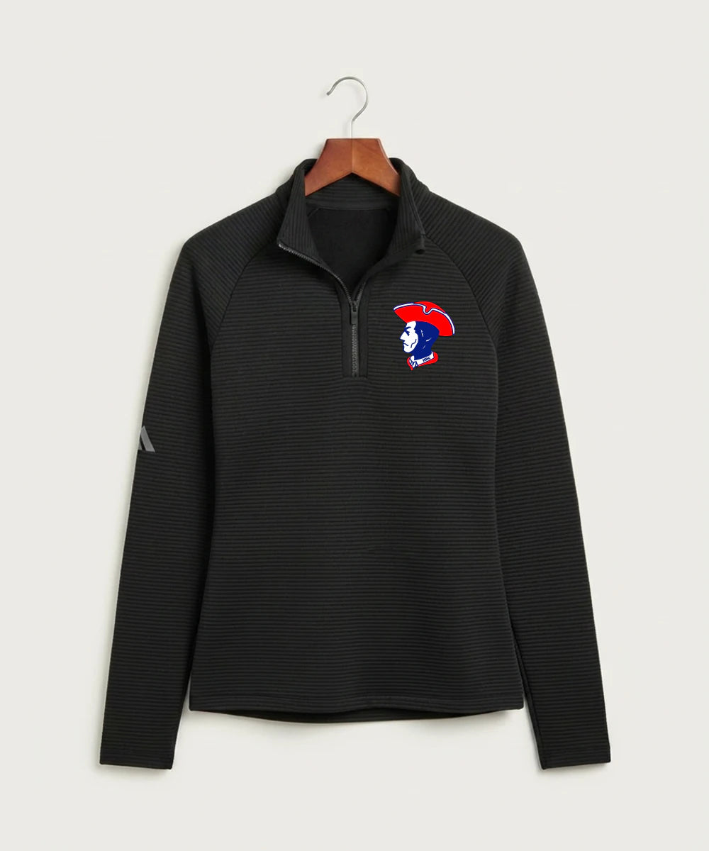 Hills-Beaver Creek High School Volleyball (Girls) - Black Quarter Zip - Left Chest