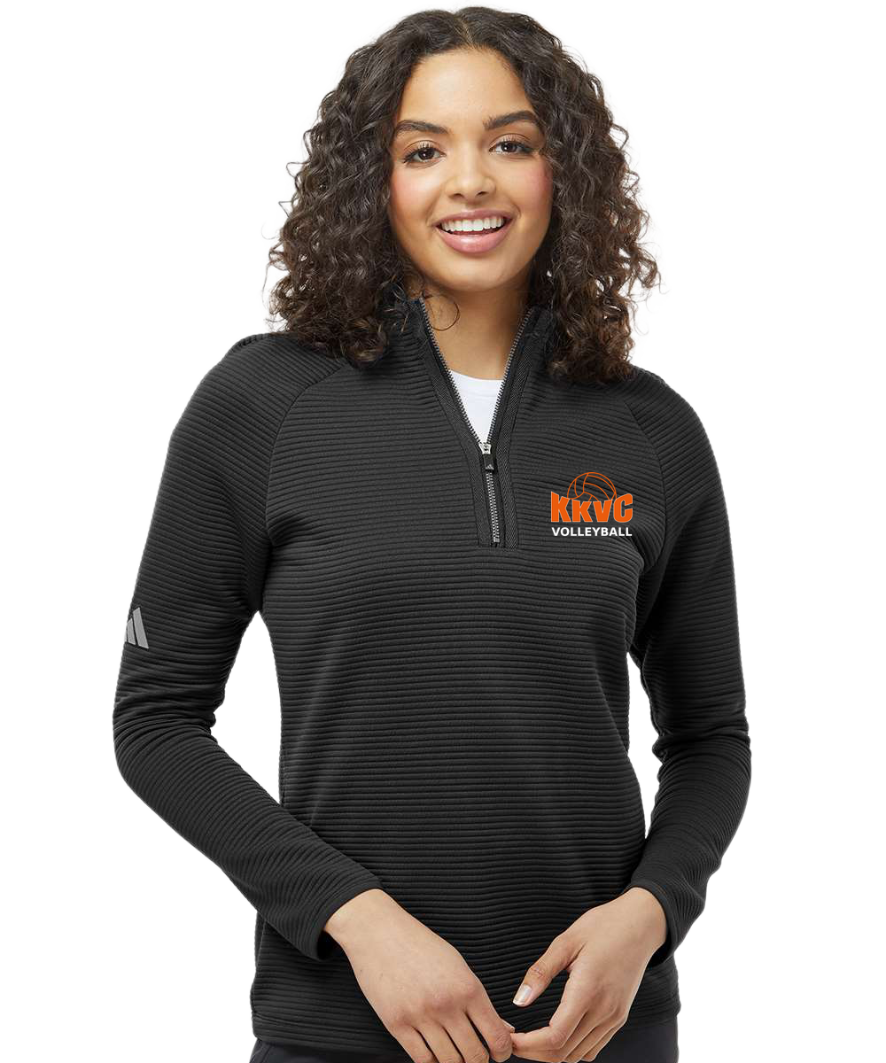 KVCC Volleyball - Black Quarter Zip - Left Chest