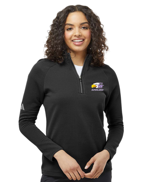 Grand Meadow Football - Black Quarter Zip - Left Chest