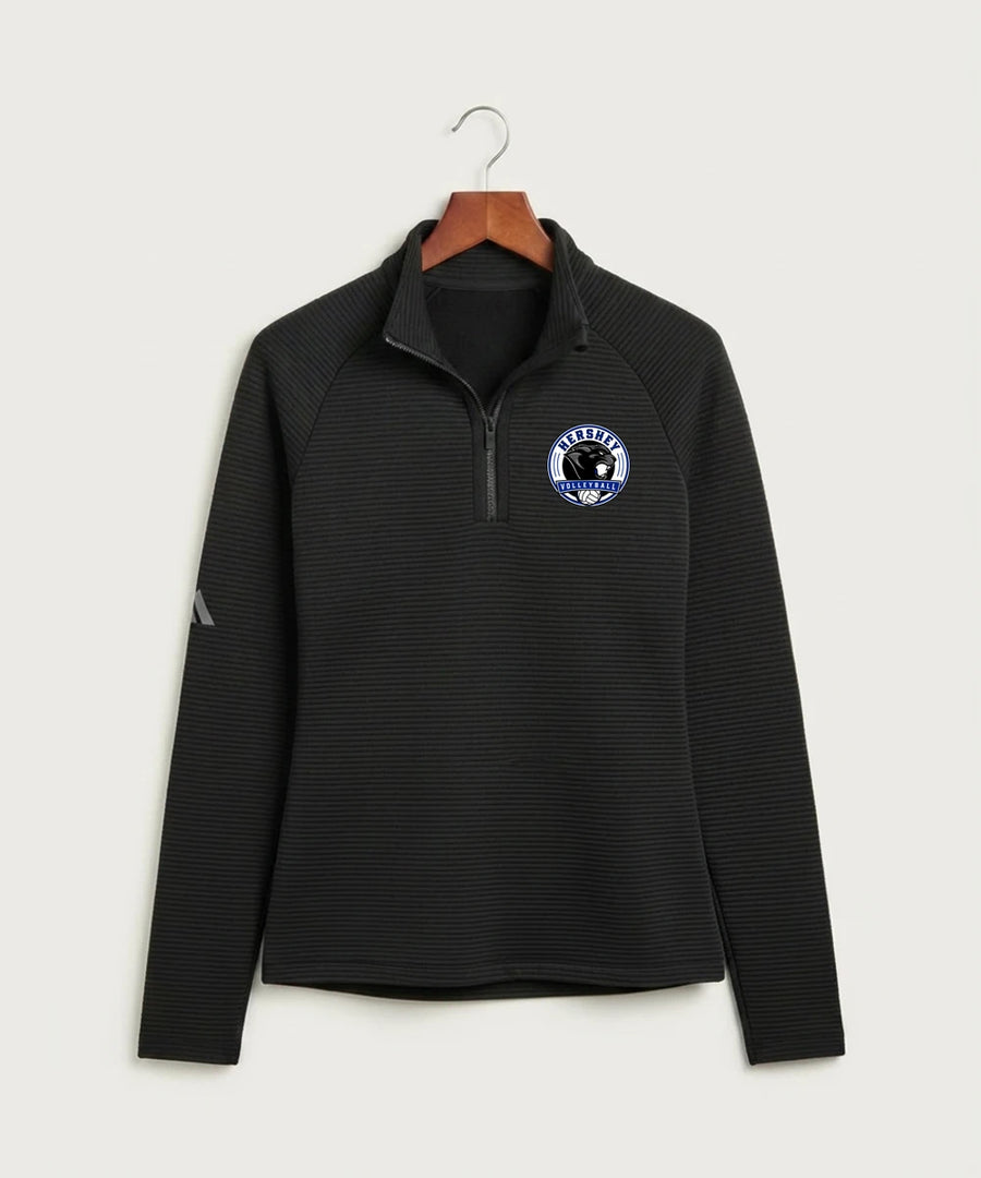 Hershey High School Volleyball Team Store - Black Quarter Zip - Left Chest