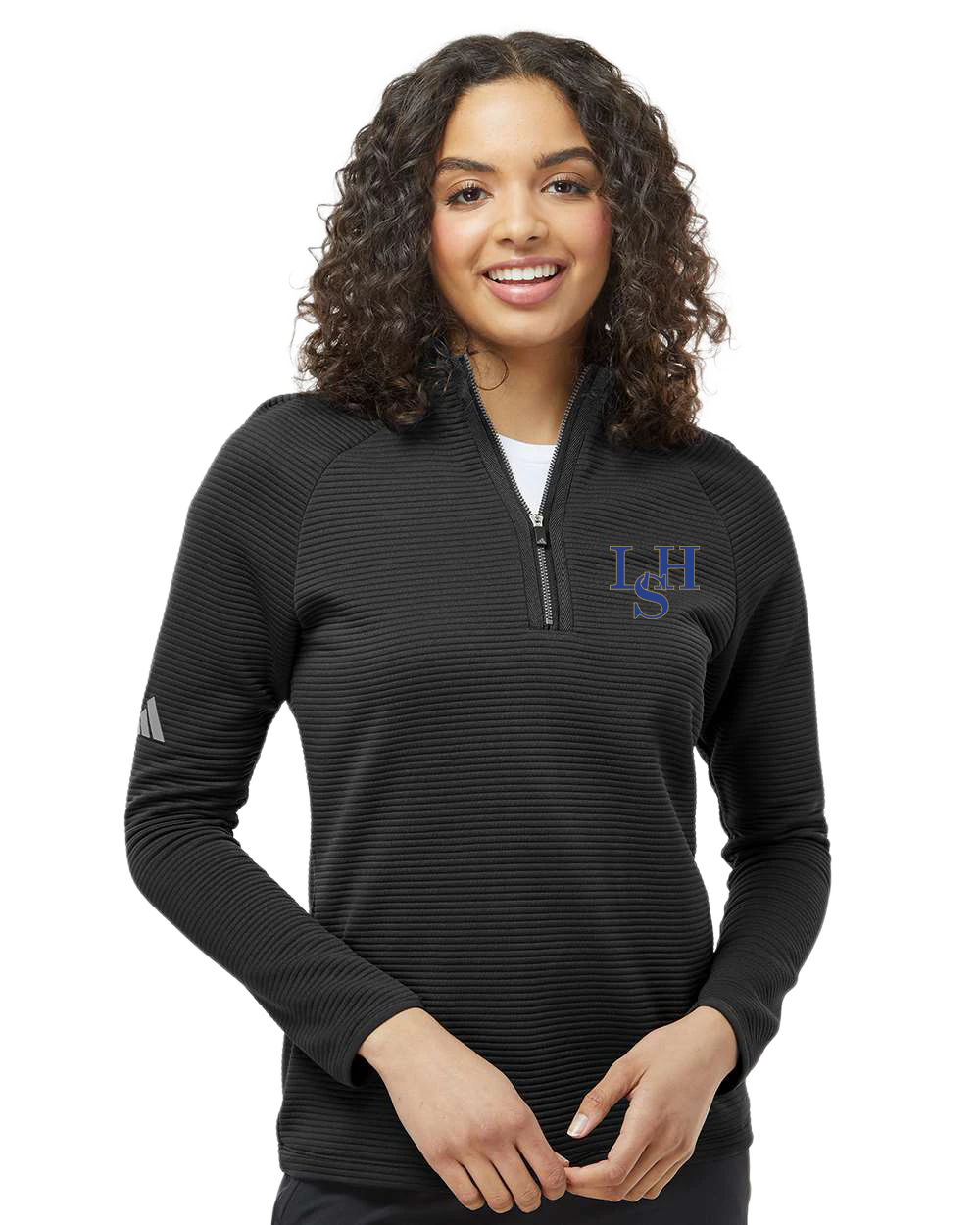 LeSueur Henderson Baseball & Softball - Black Quarter Zip - Left Chest