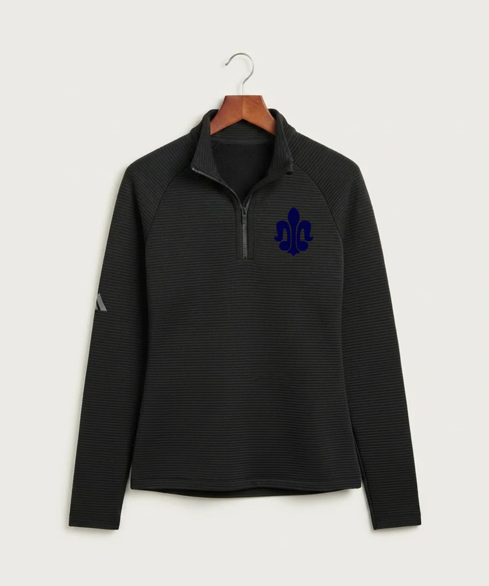 Saint Peter High School Athletics - Black Quarter Zip - Left Chest