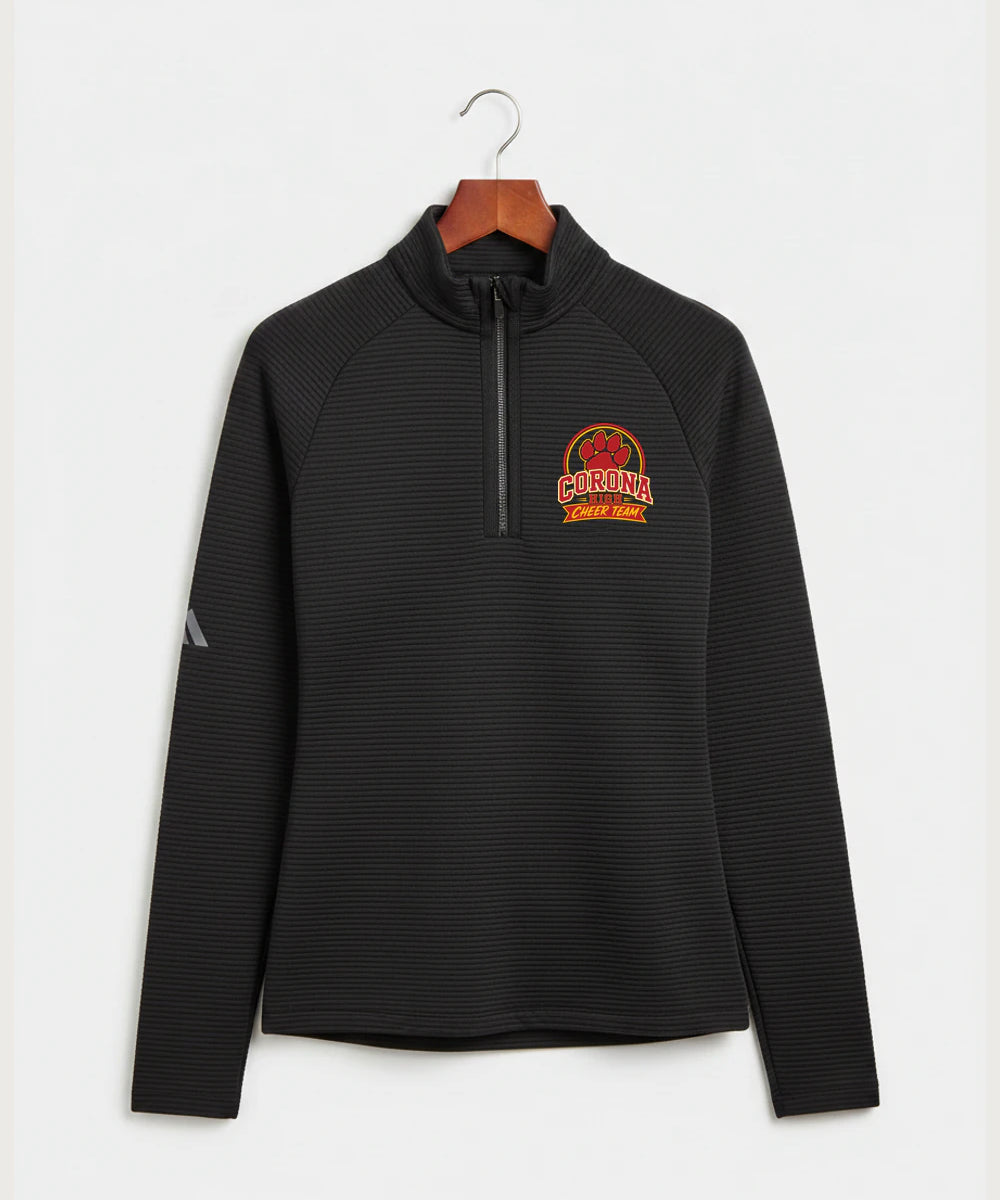 Corona Senior High School Cheer - Black Quarter Zip - Left Chest