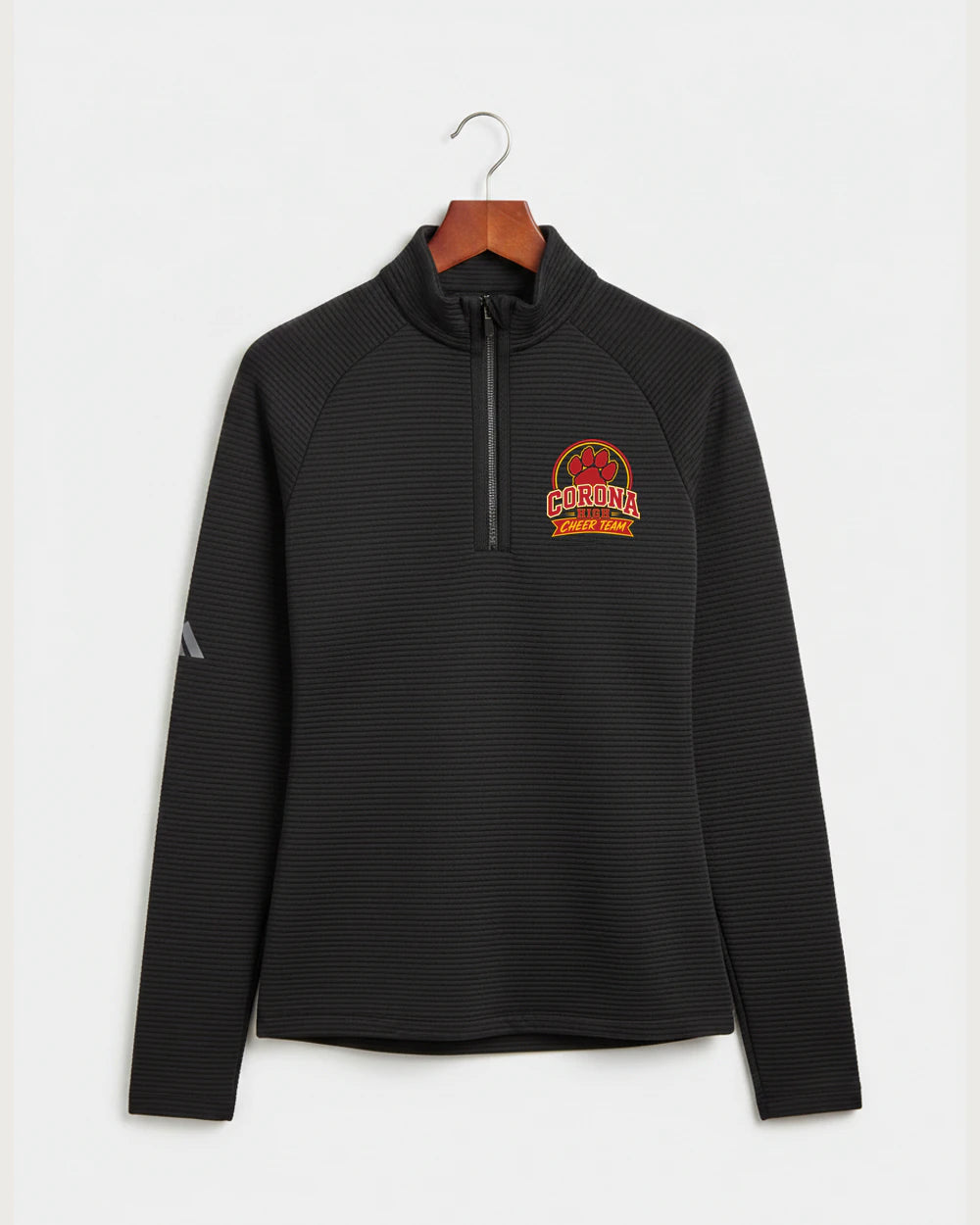 Corona Senior High School Cheer - Black Quarter Zip - Left Chest