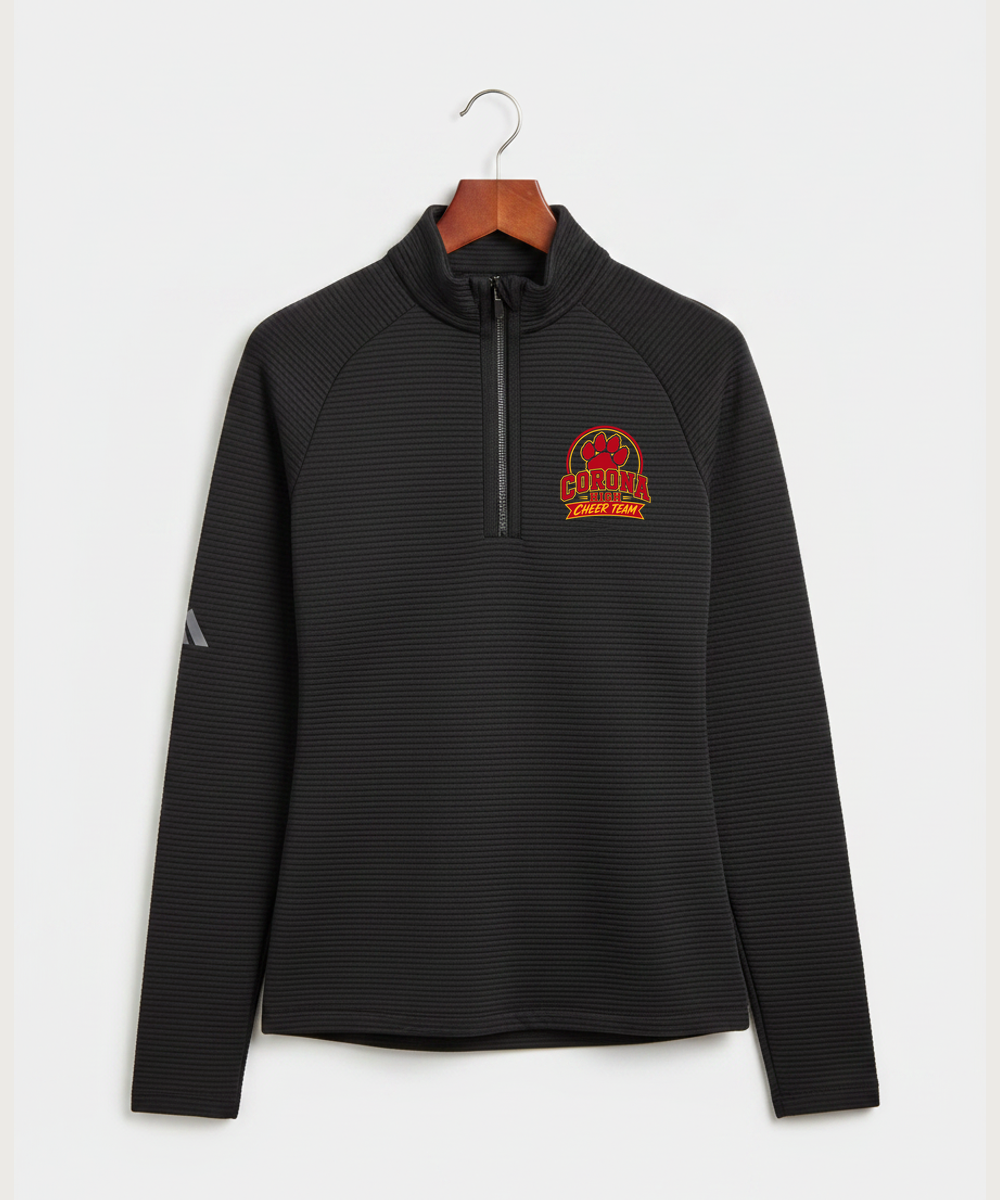 Corona Senior High School Cheer - Black Quarter Zip - Left Chest