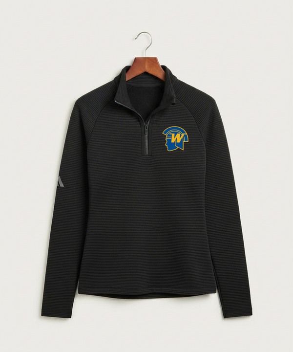 Wayzata High School Football (Boys) - Black Quarter Zip - Left Chest