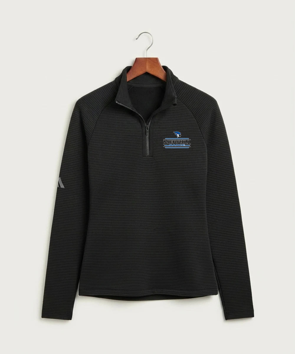 Merrill Dance and Cheer - Black Quarter Zip - Left Chest