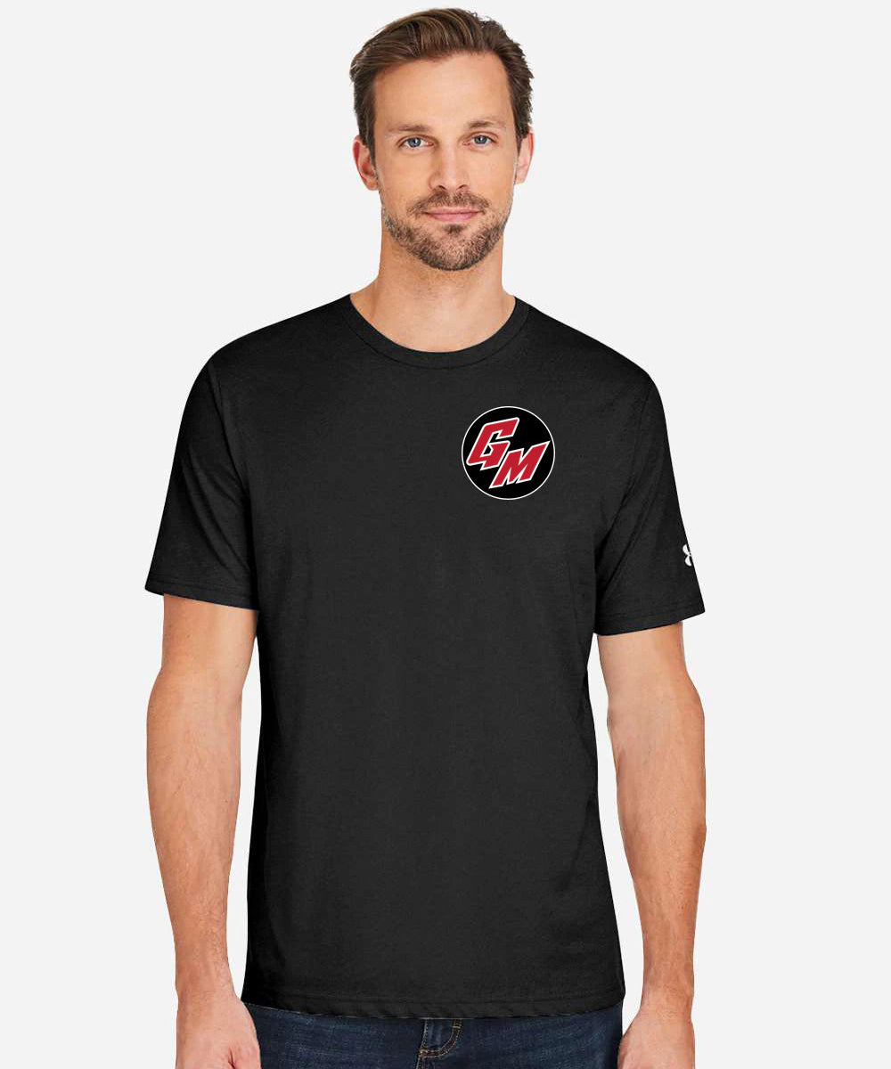 Ghostfit Sports Testing 2 - Black T-Shirt - Left Chest