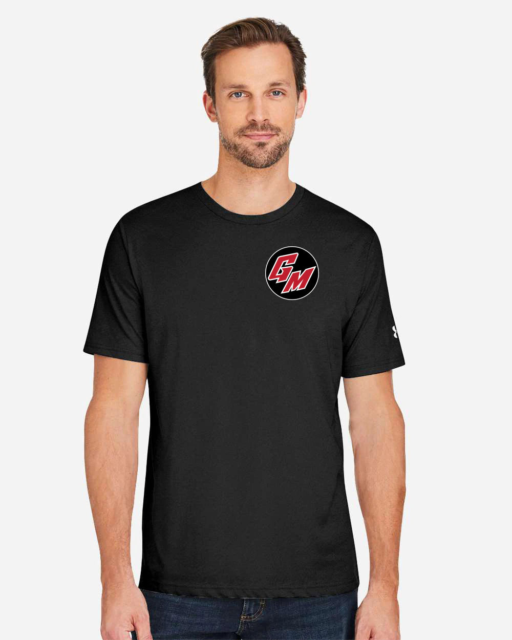 Ghostfit Sports Testing 2 - Black T-Shirt - Left Chest