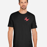 Ghostfit Sports Testing 2 - Black T-Shirt - Left Chest