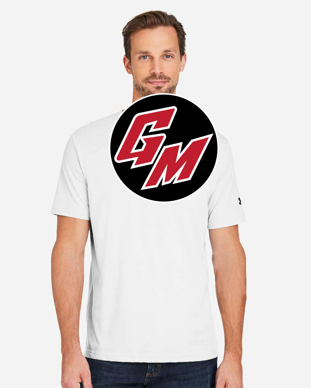 Ghostfit Sports Testing 2 - Black T-Shirt - Full Front