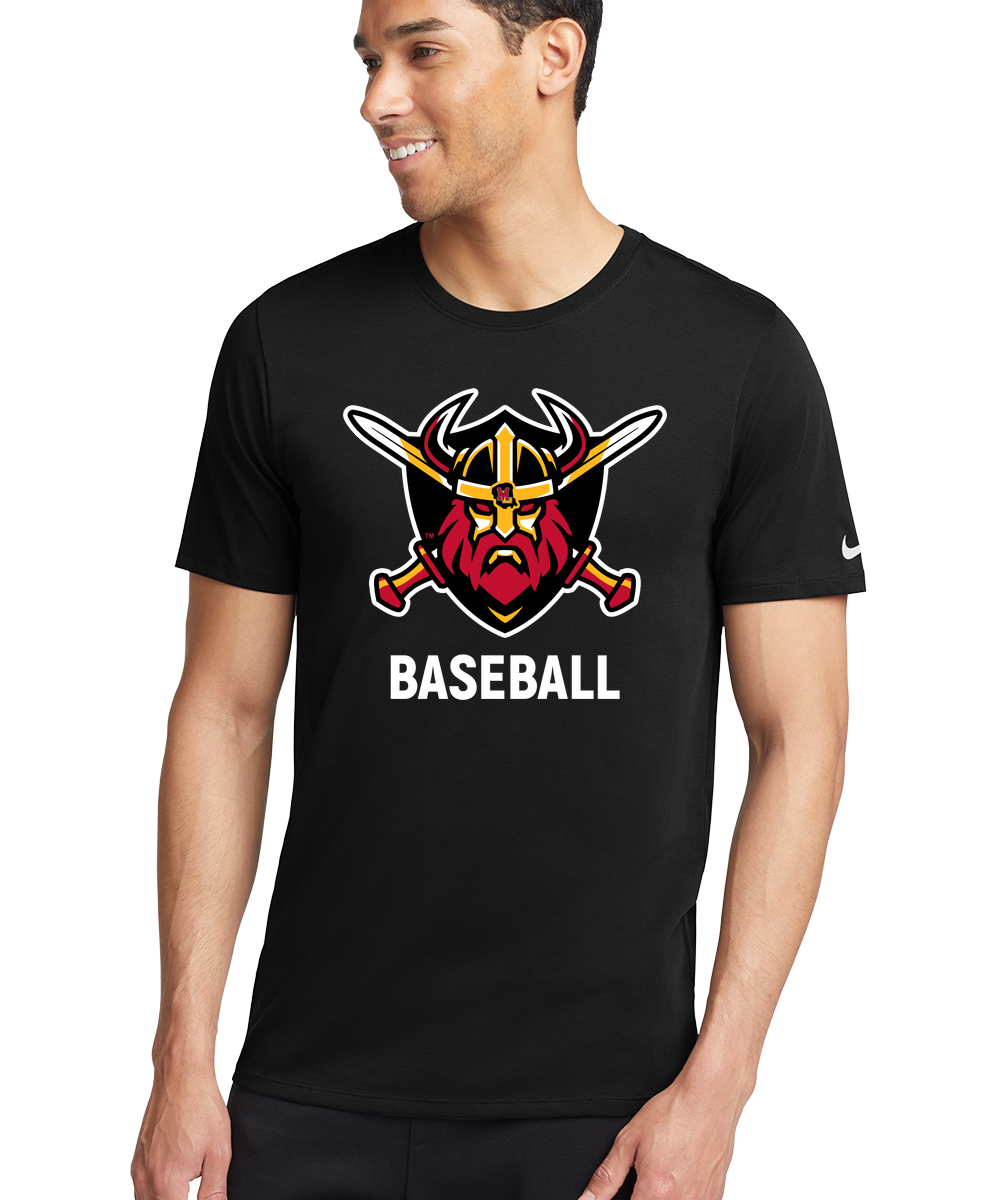 Mille Lacs Baseball - Black T-Shirt - Full Front