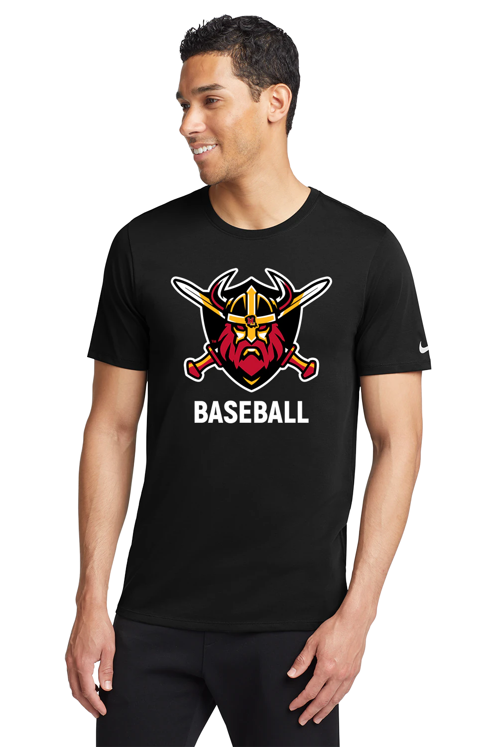 Mille Lacs Baseball - Black T-Shirt - Full Front
