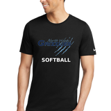 North Woods Softball - Black T-Shirt - Full Front