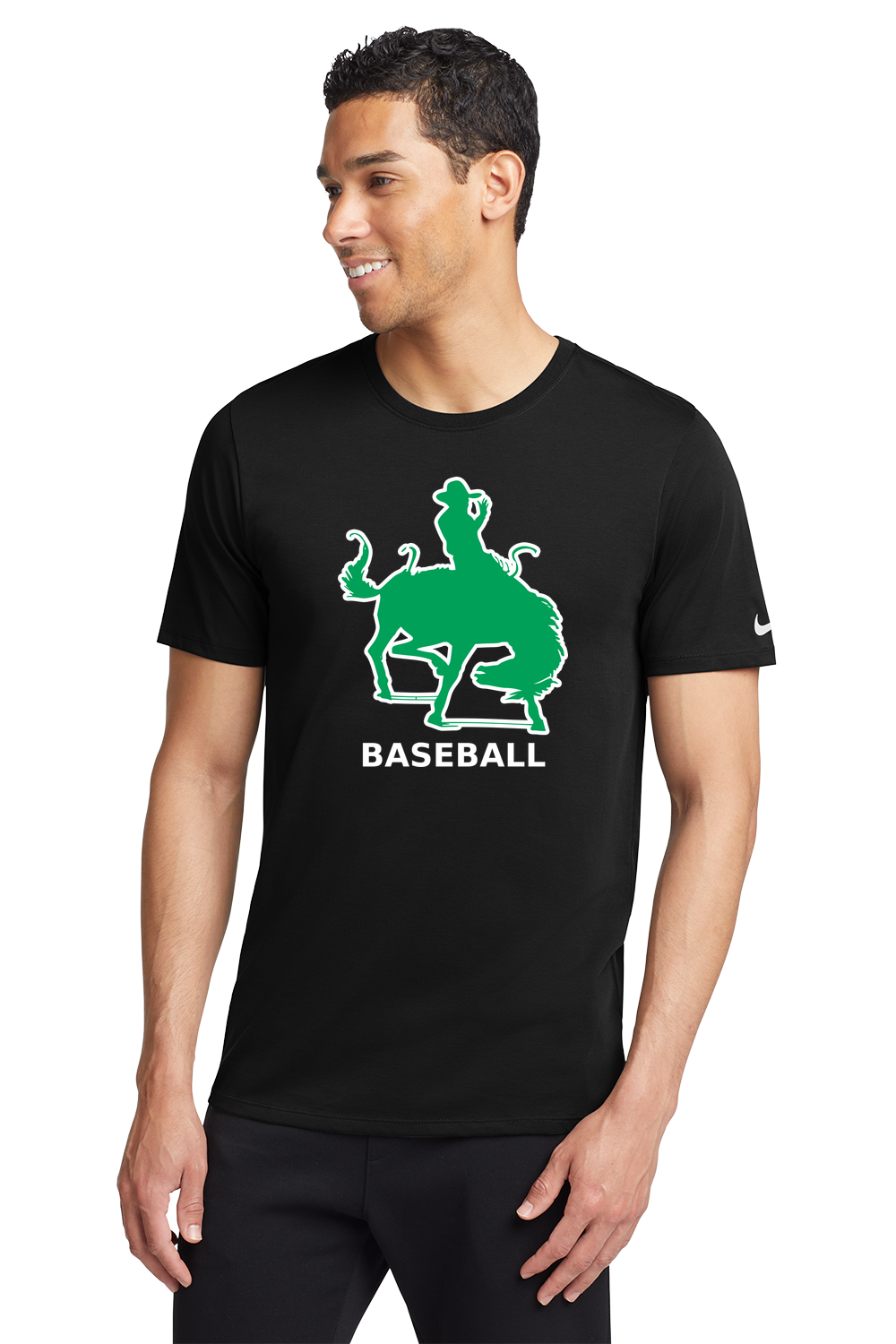 Breckenridge Baseball - Black T-Shirt - Full Front
