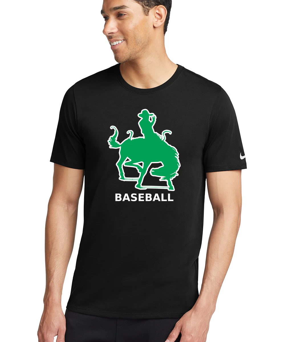 Breckenridge Baseball - Black T-Shirt - Full Front