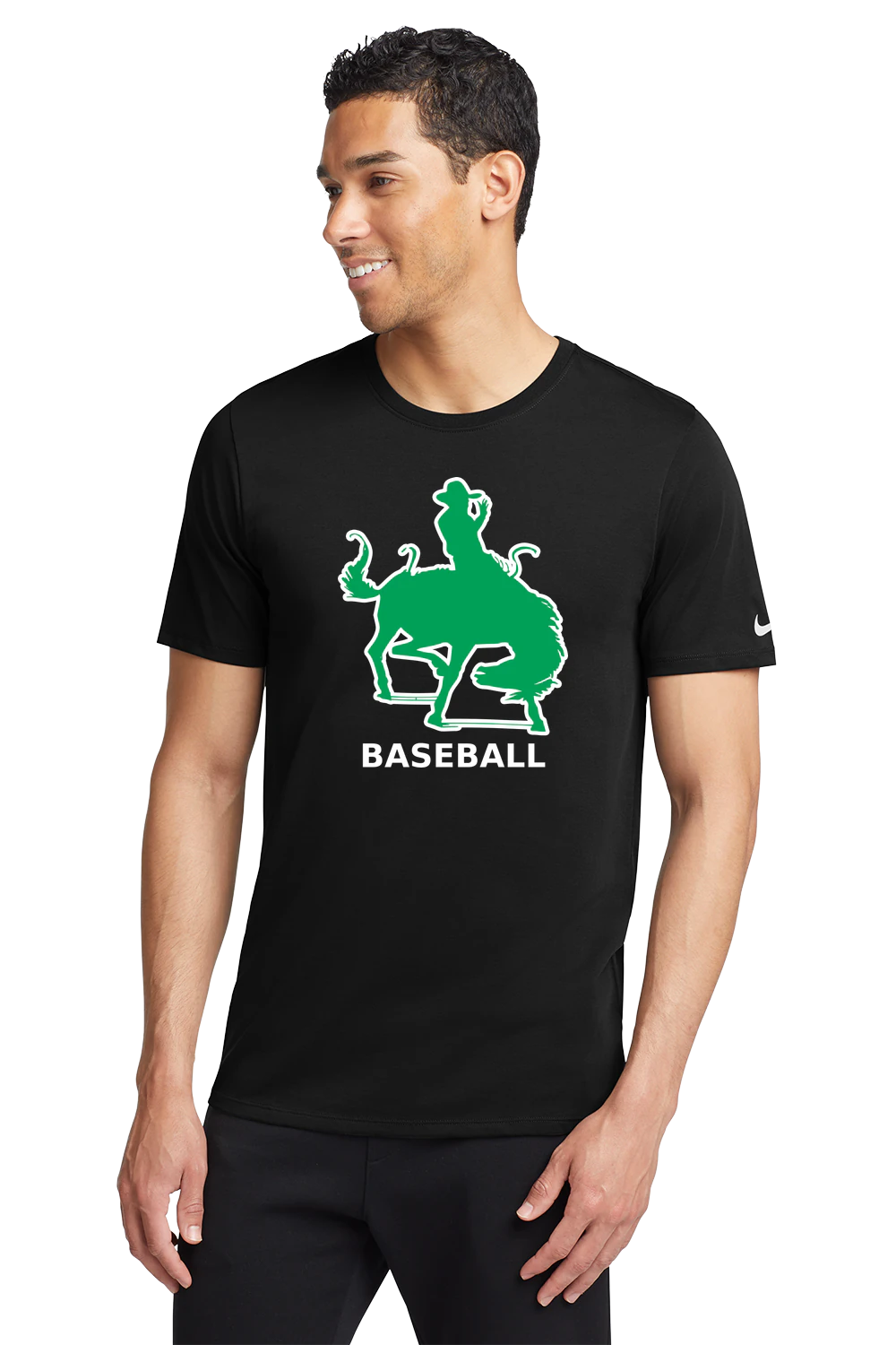Breckenridge Baseball - Black T-Shirt - Full Front