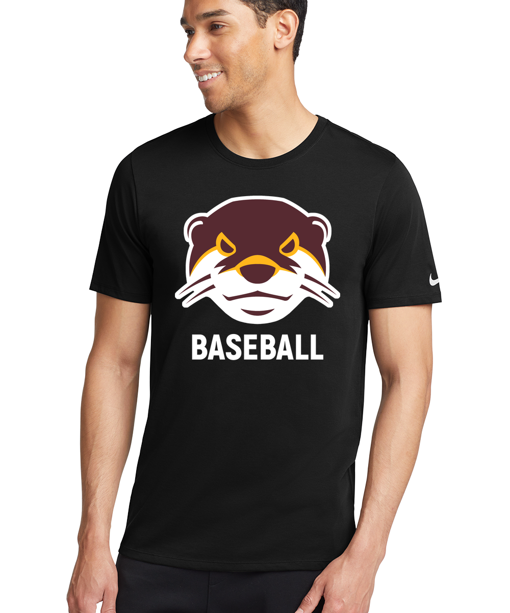 Fergus Falls Baseball - Black T-Shirt - Full Front