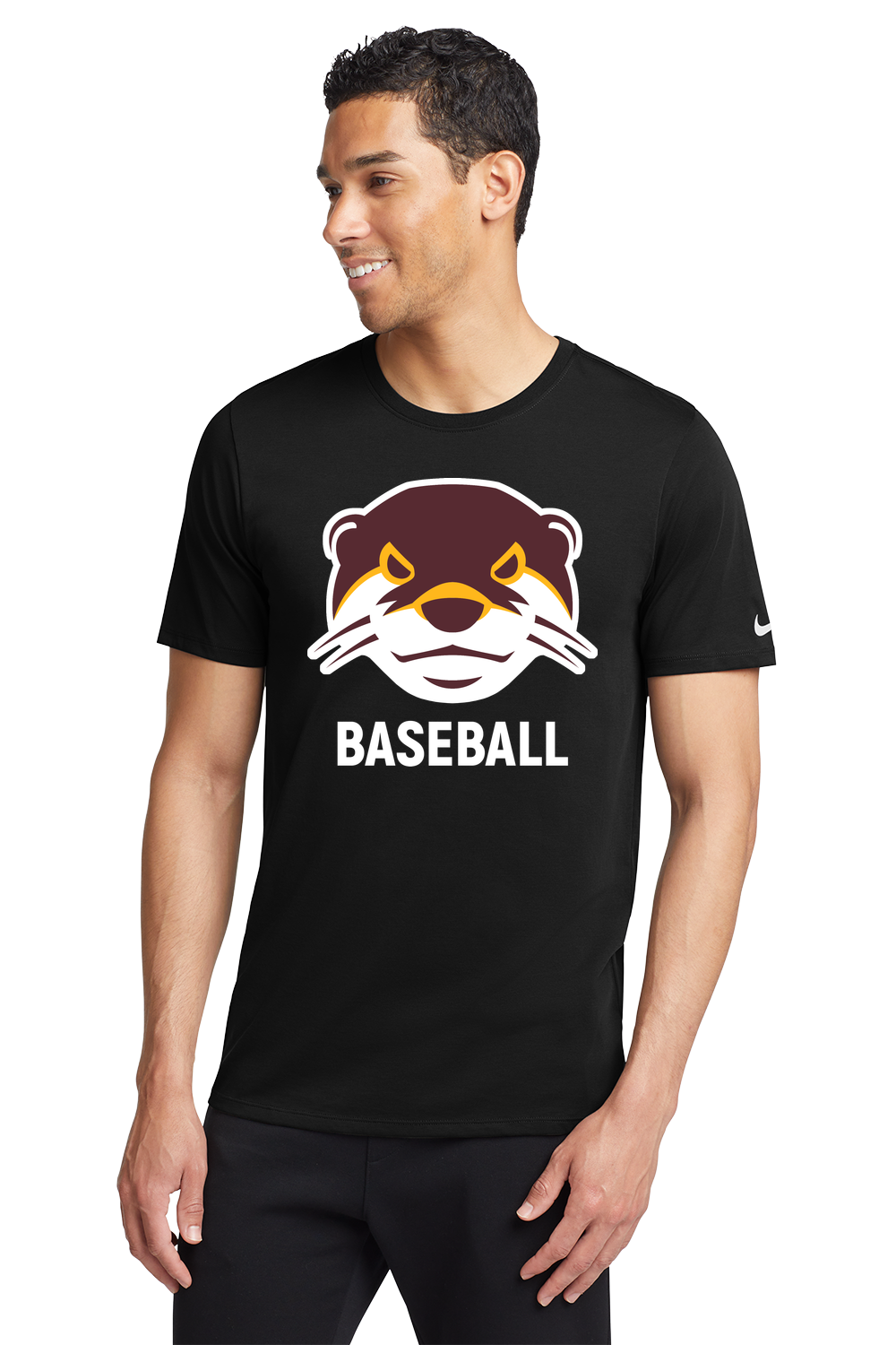 Fergus Falls Baseball - Black T-Shirt - Full Front
