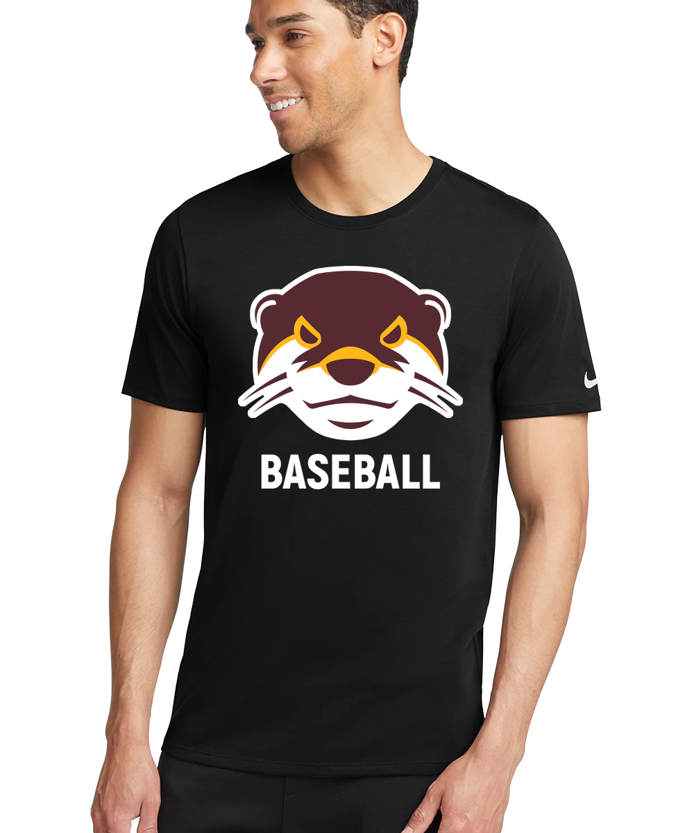 Fergus Falls Baseball - Black T-Shirt - Full Front