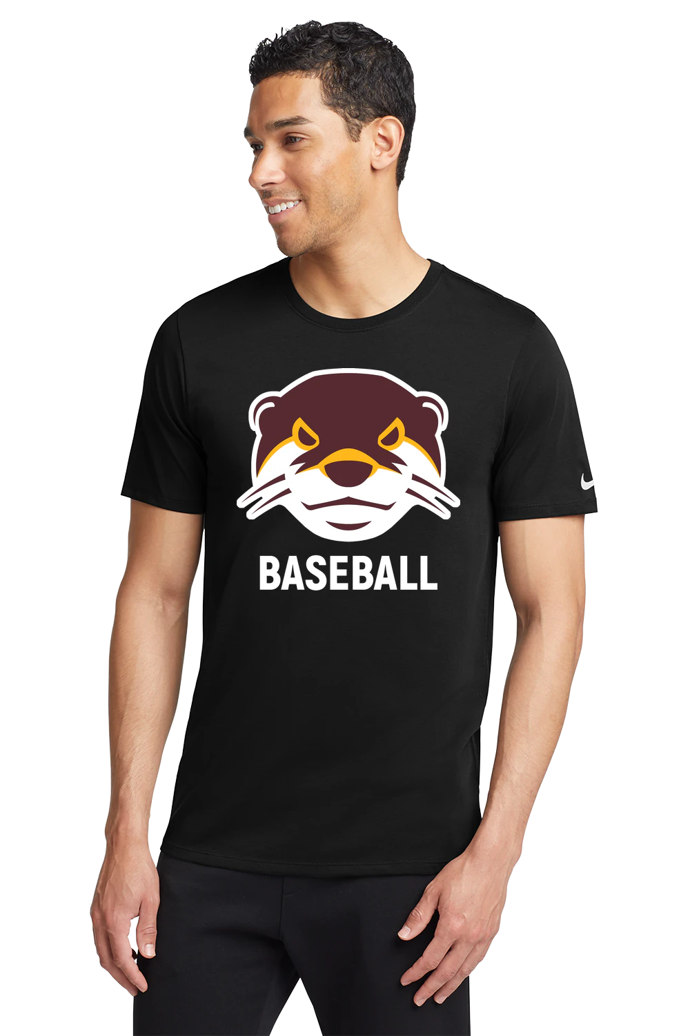 Fergus Falls Baseball - Black T-Shirt - Full Front