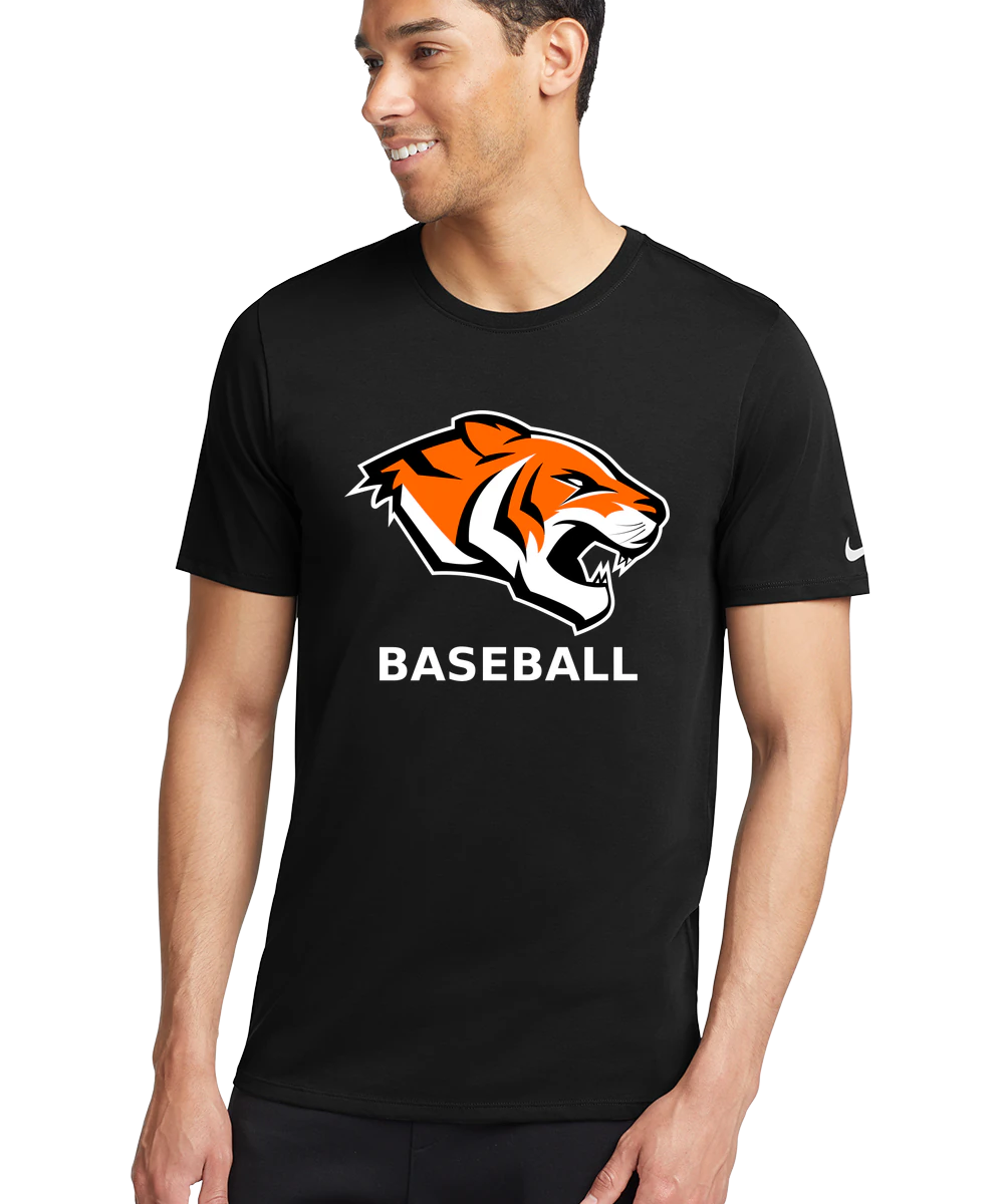 Morris Baseball Association - Black T-Shirt - Full Front