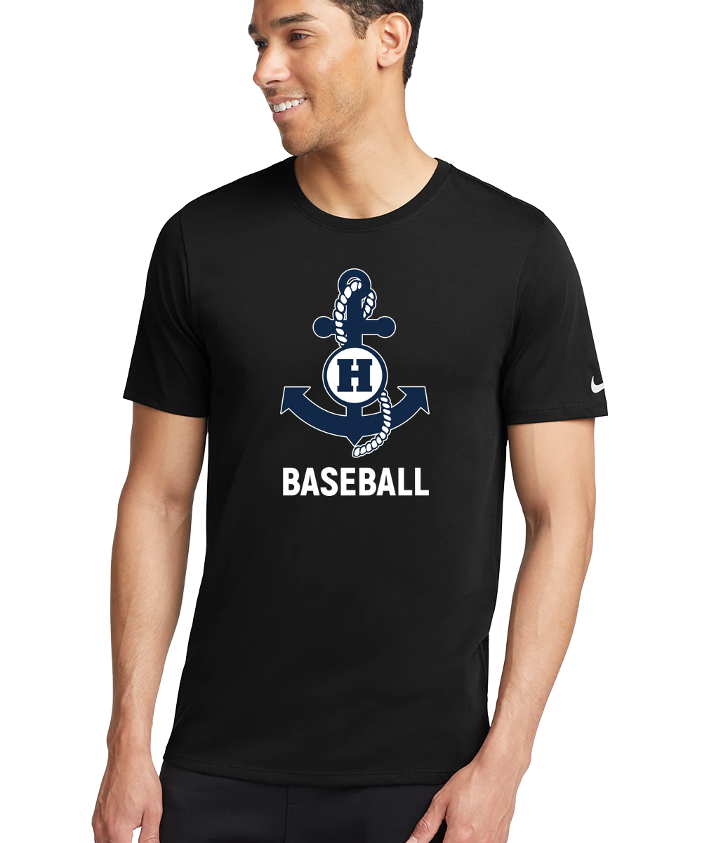 Hibbing Baseball - Black T-Shirt - Full Front