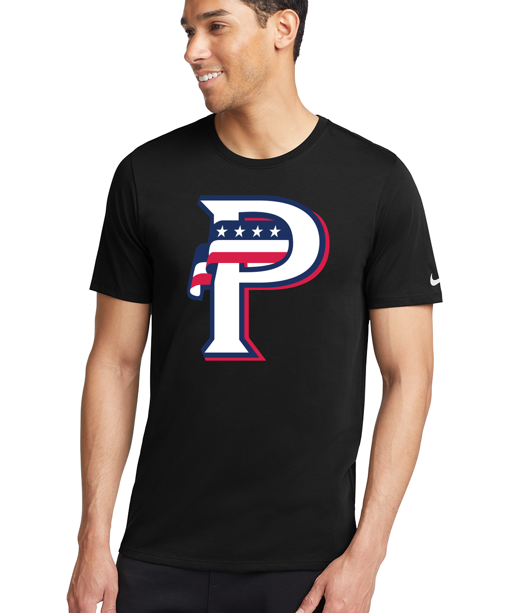 USA BASEBALL - Black T-Shirt - Full Front