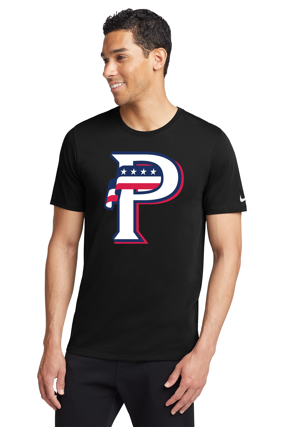 USA BASEBALL - Black T-Shirt - Full Front