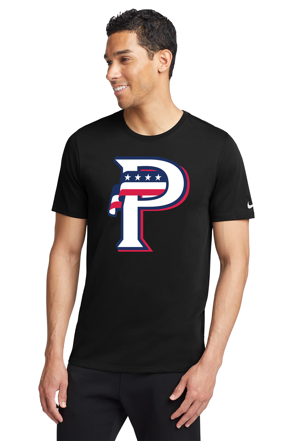 USA BASEBALL - Black T-Shirt - Full Front