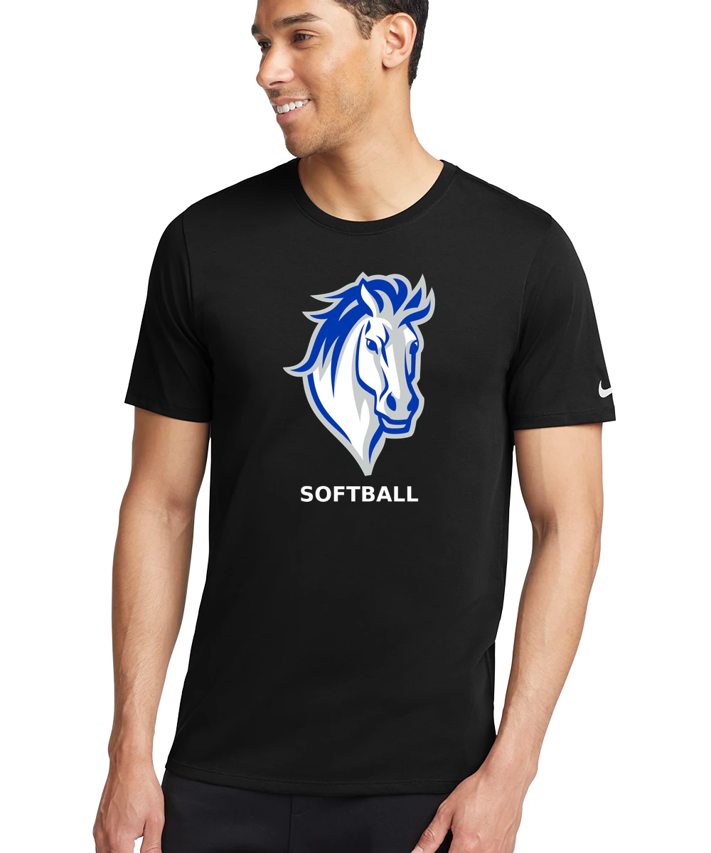 Mora Softball - Black T-Shirt - Full Front