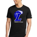 Lakeview Track - Black T-Shirt - Full Front