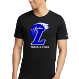 Lakeview Track - Black T-Shirt - Full Front