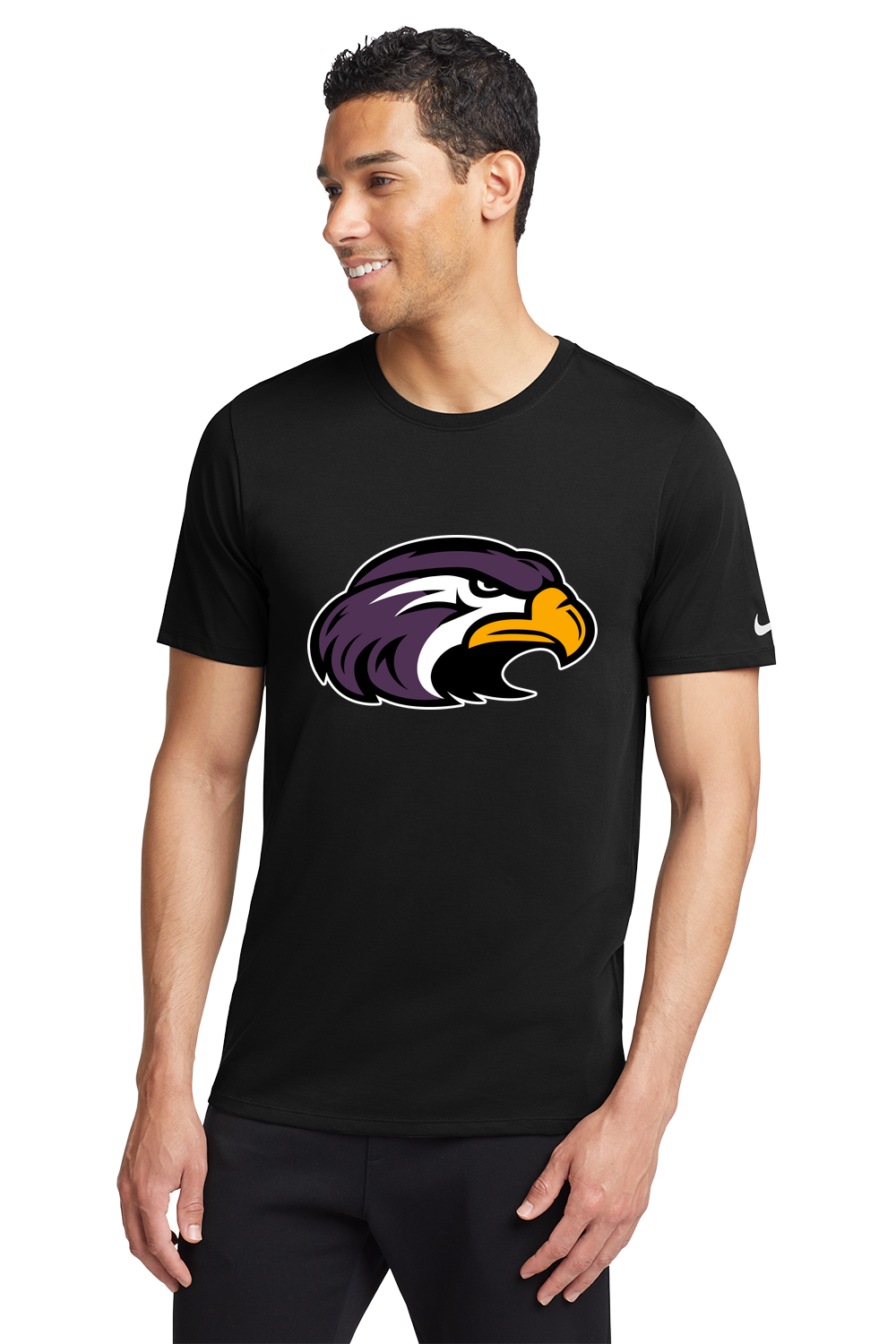 Montevideo Baseball - Black T-Shirt - Full Front